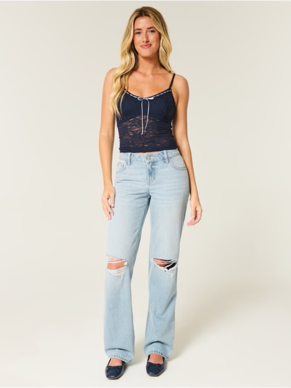 Hollister juniors blue jeans